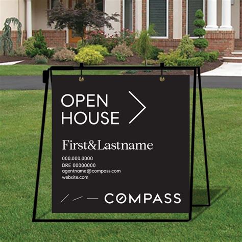 metal a frame open house signs|open house signs examples.